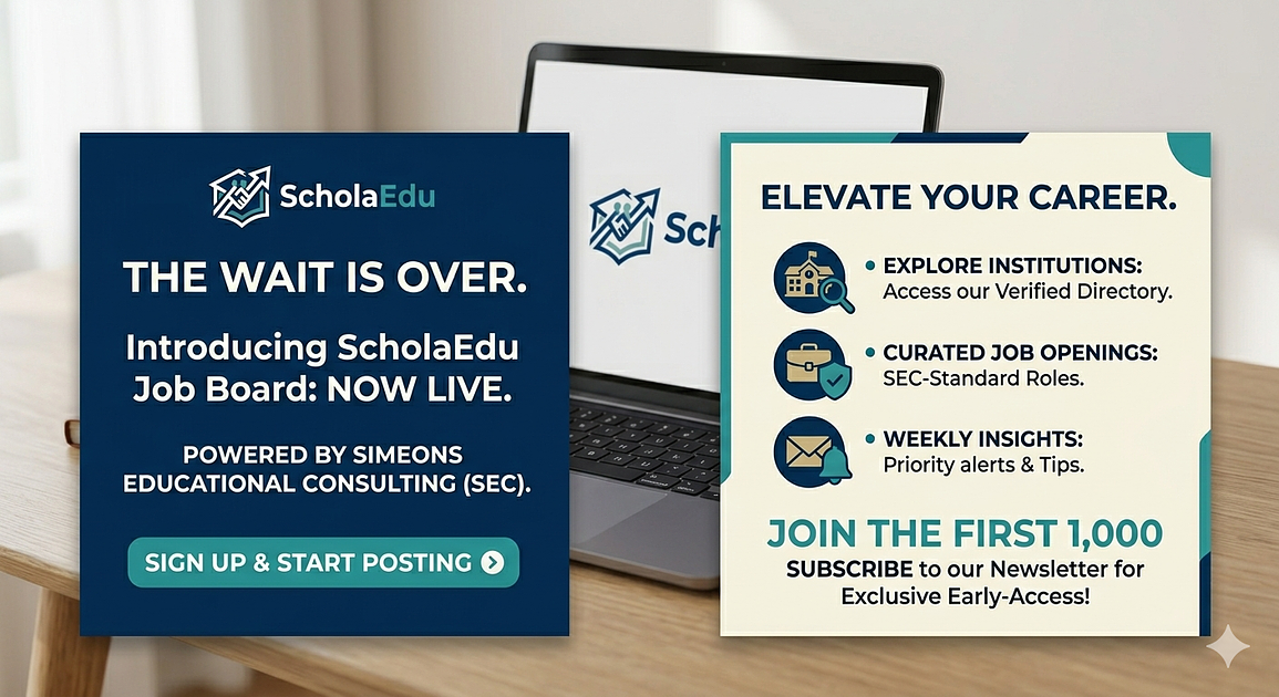 Big News: The ScholaEdu Job Board is Officially Live!
