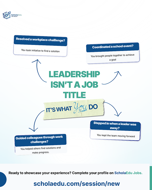 You Don't Need a Leadership Title to Have Leadership Experience